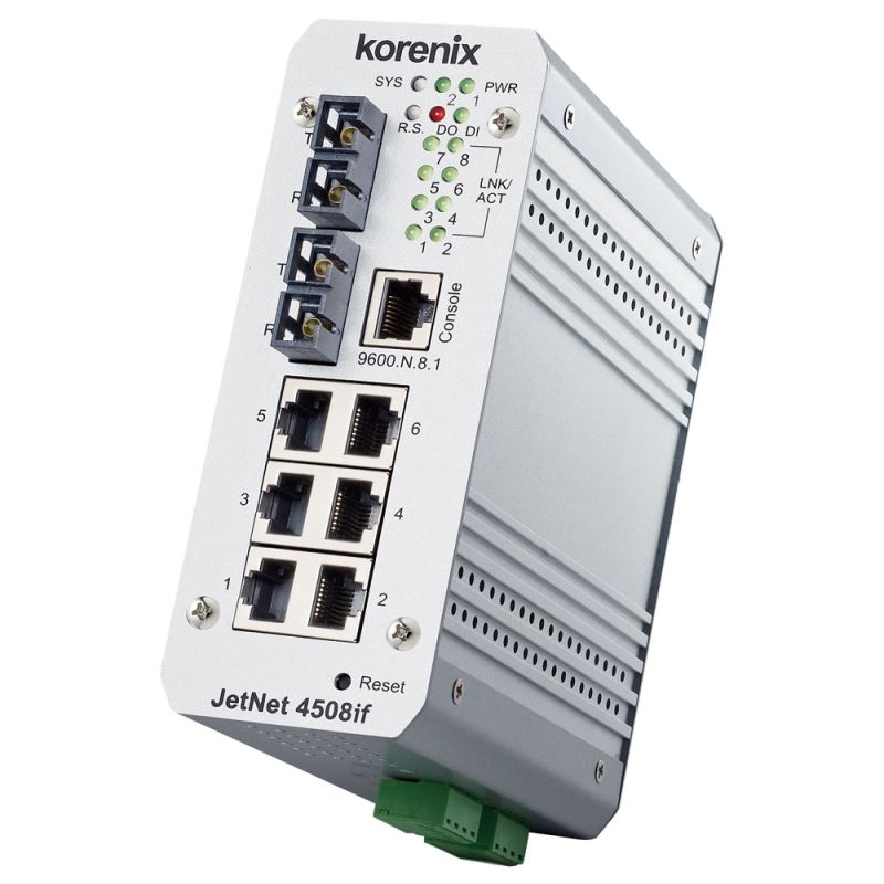 سوییچ IEC-61850 صنعتی مدیریتی 8 پورت JetNet 4508if — تصویر ۵