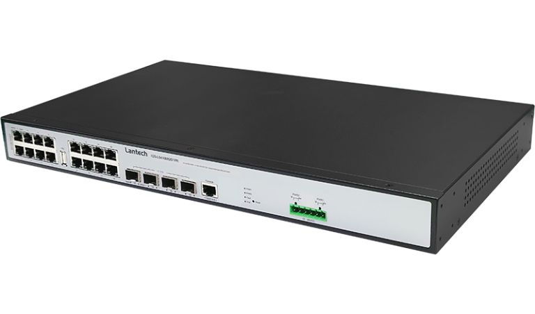 سوییچ صنعتی فول گیگ لنتک با پشتیبانی از لایه سه Lantech IGS-L5416MGSFPR-DCI — تصویر ۴